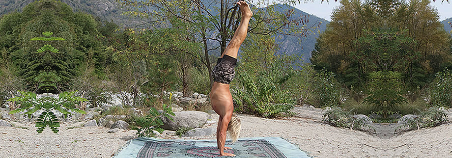 Gleichgewicht im Handstand