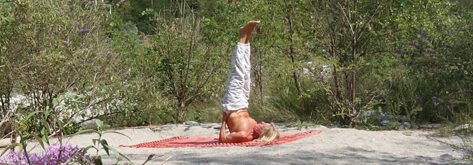 Umkehrhaltung - Viparita Karani Asana